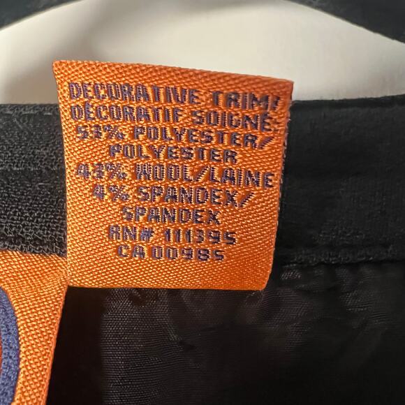 Tory Burch Black Tweed Sheath Mini Dress Size 6 - Picture 3 of 9